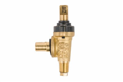 Одинарный латунный газовый клапан